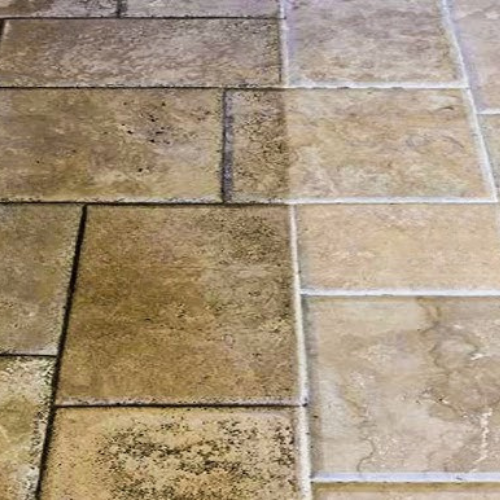 illustration d'un résultat de nettoyage vapeur de joint de carrelage