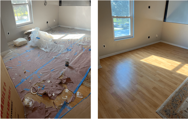 Avant apres chantier